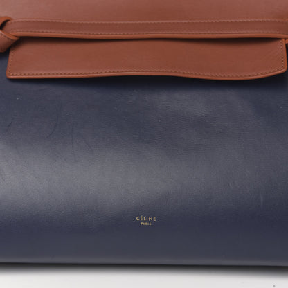 Celine Smooth Calfskin Large Bi-Color Belt Bag Midnight 10 of 16