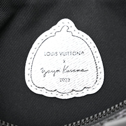 Louis Vuitton LV X YK Monogram Eclipse Keepall Bandouliere 25 Black Silver 6 of 9