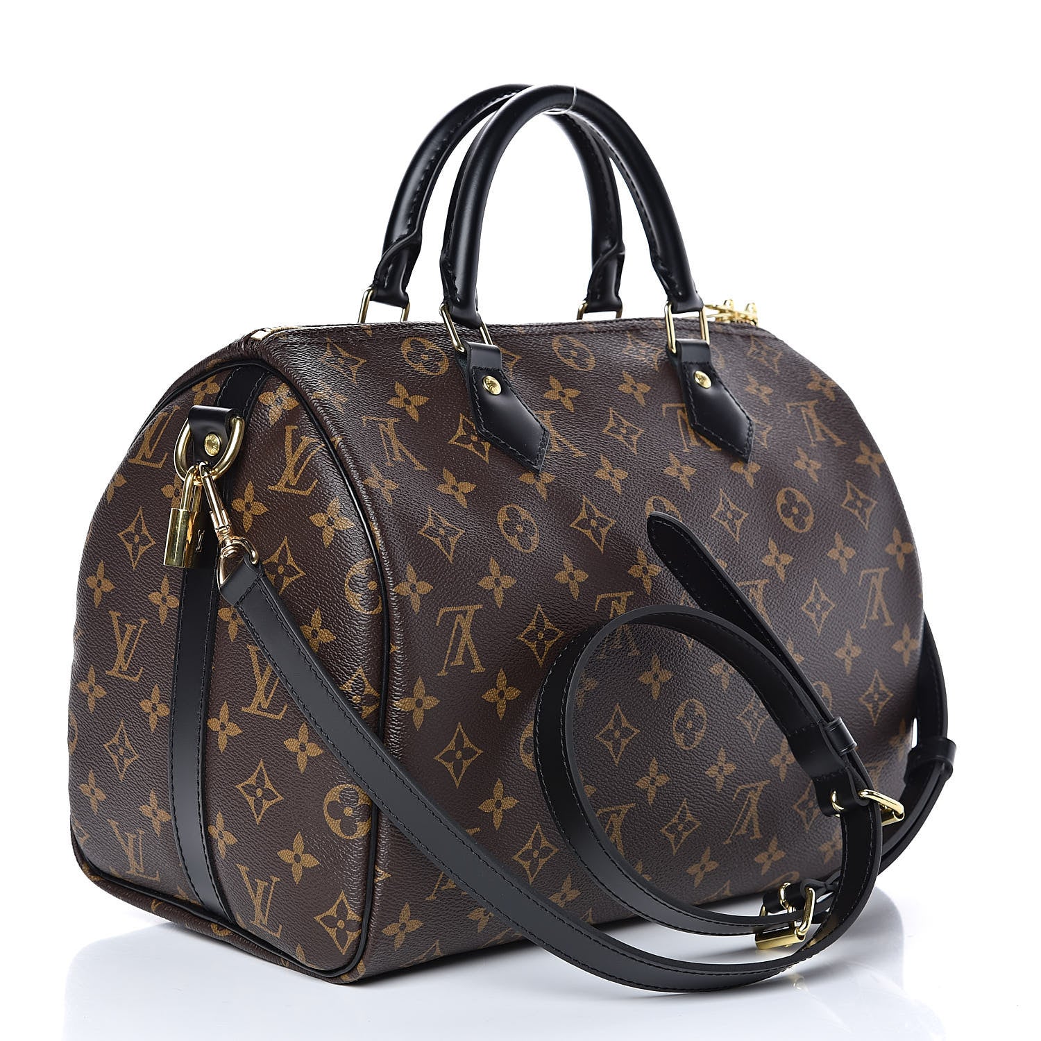 Louis Vuitton Monogram My World Tour Speedy Bandouliere 30 Black 3 of 9