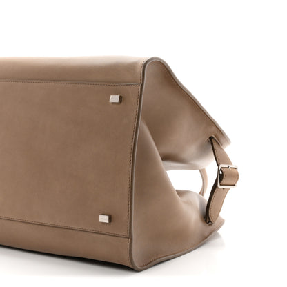 The Row Polished Saddle Calfskin Soft Margaux 15 Mouse Grey 9 of 9
