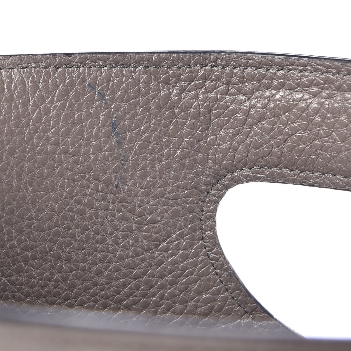 Grained Calfskin Alix Shoulder Bag Graphite