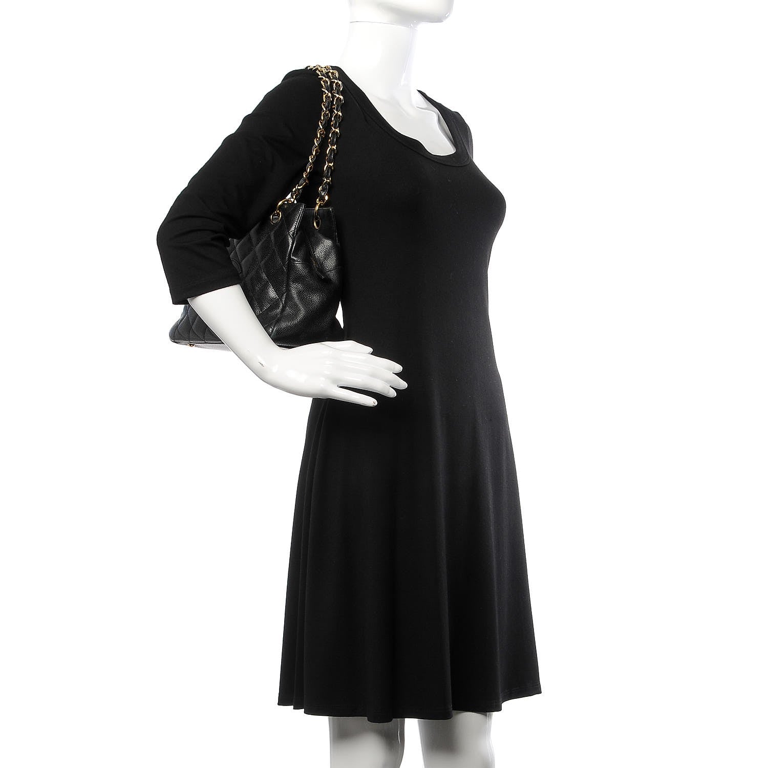 Chanel Caviar Quilted Petit Timeless Tote PTT Black 2 of 16