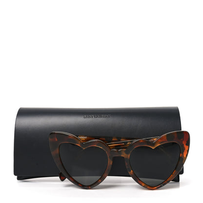 Saint Laurent Acetate Heart Frame Loulou SL181 Sunglasses Tortoise 8 of 8