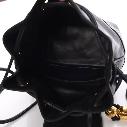 Chanel Lambskin CC Drawstring Bag Black 8 of 8