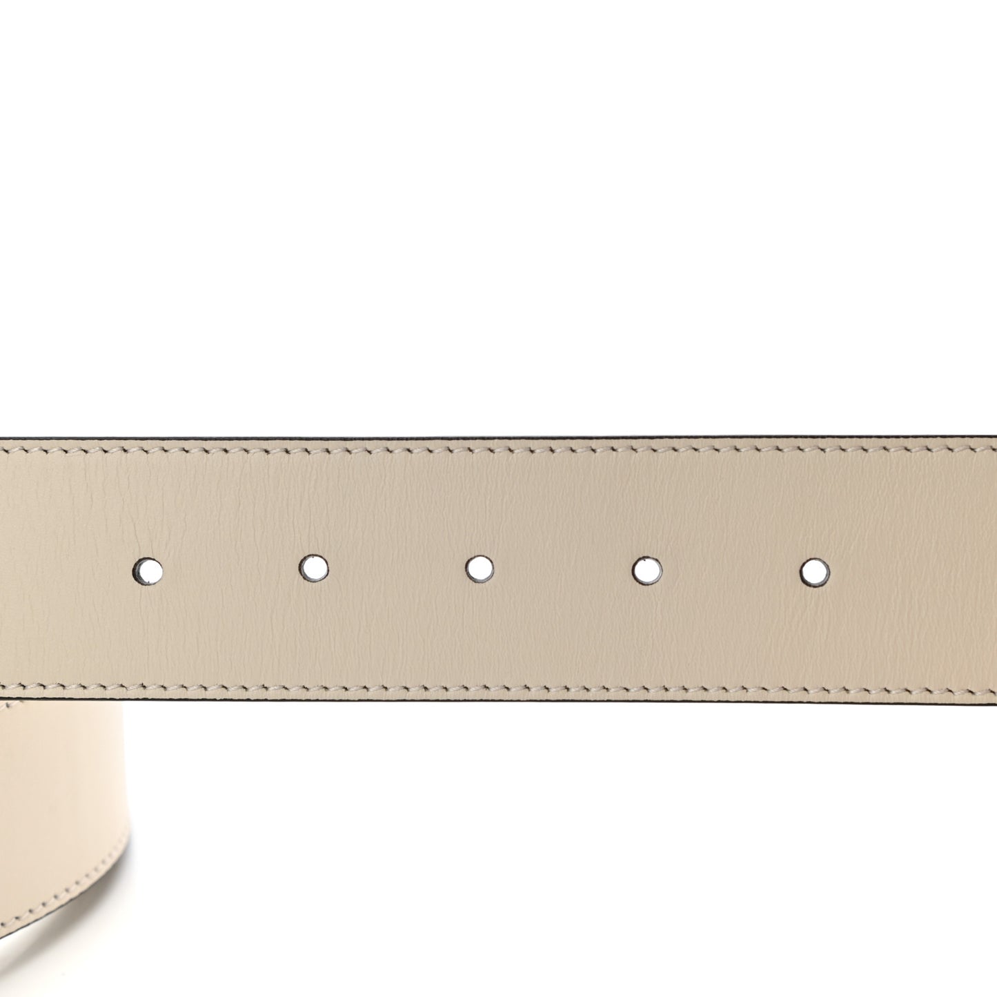 Calfskin Double G 40mm Belt 80 32 Mystic White