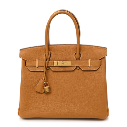 Hermes Togo BIRKIN 30 Natural Sable 1 of 12