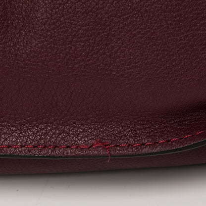 Chloe Calfskin Medium Marcie Satchel Wine Purple 9 of 9