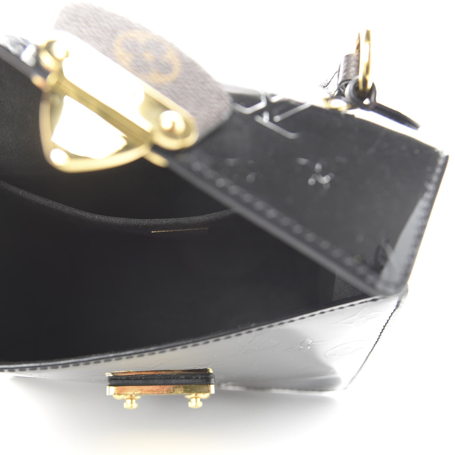 Louis Vuitton Vernis Epi Monogram Spring Street Black 5 of 9