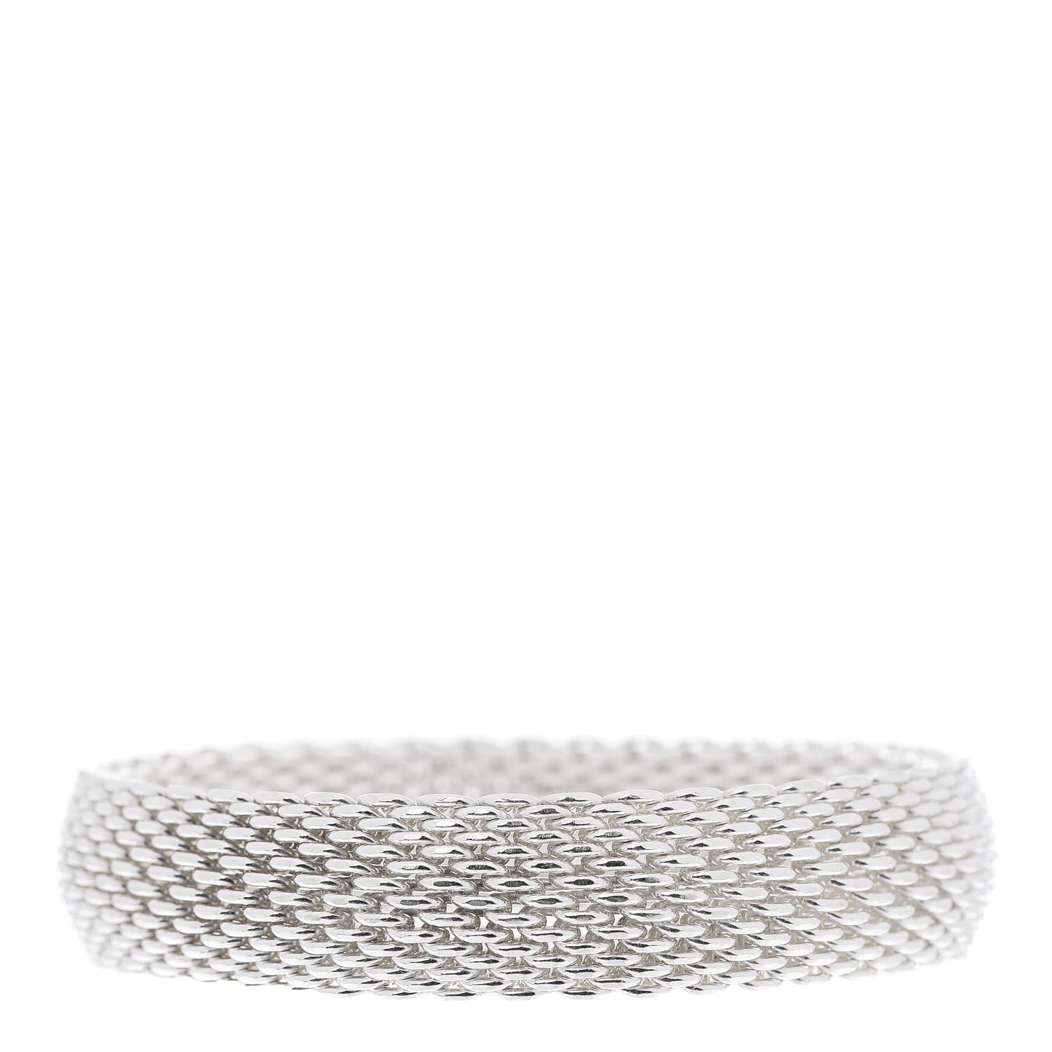 Tiffany Sterling Silver Somerset Mesh Bracelet 1 of 4