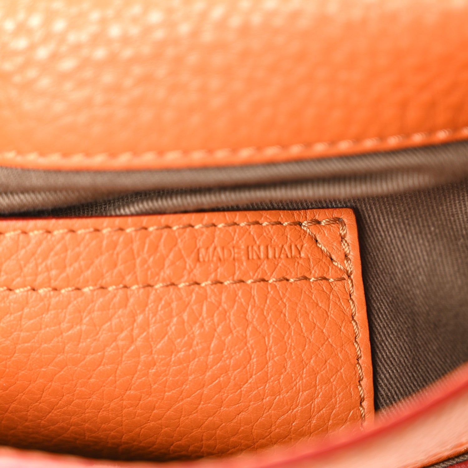 Chloe Calfskin Medium Marcie Round Crossbody Bag Indian Summer 7 of 10