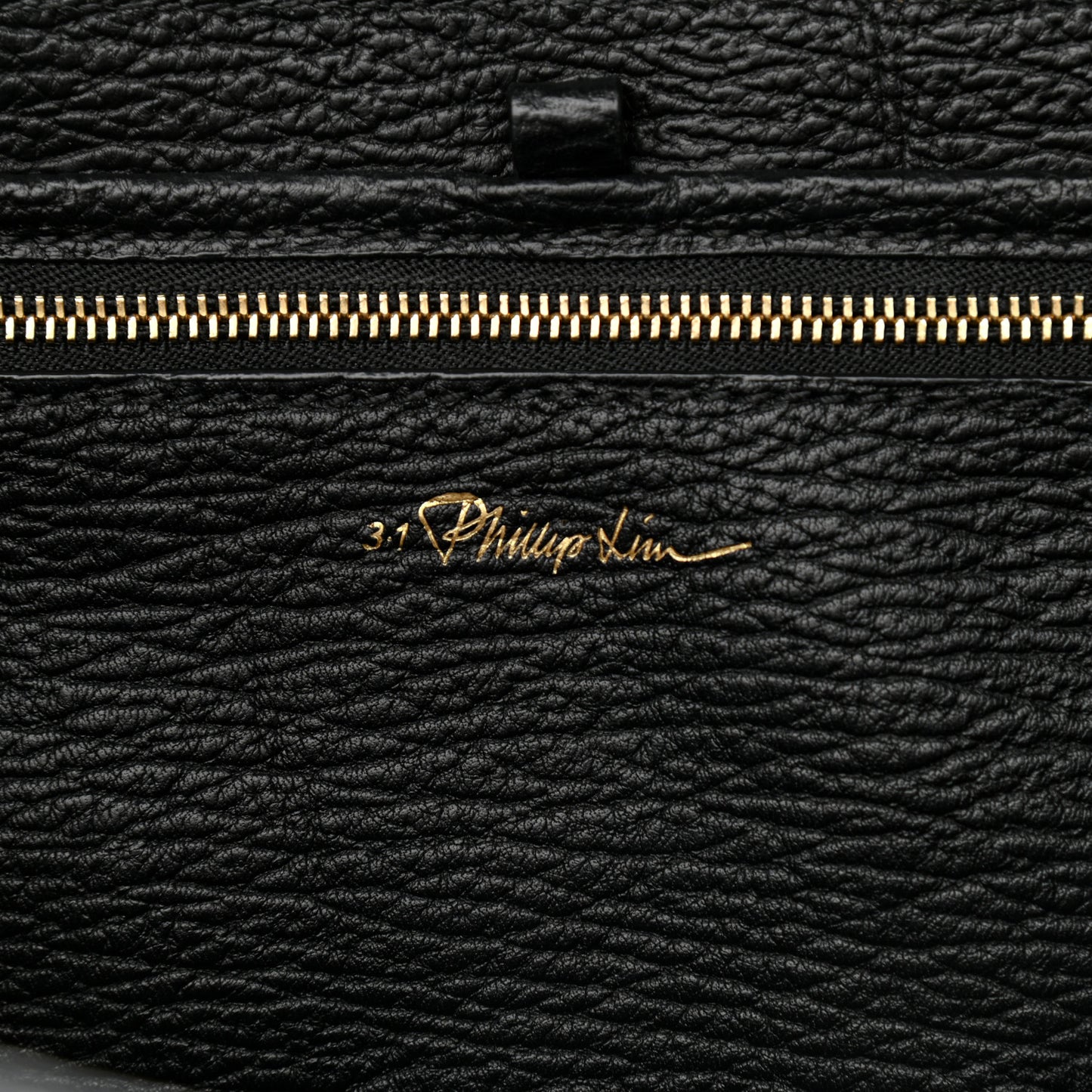 Textured Calfskin Pashli Backpack Black