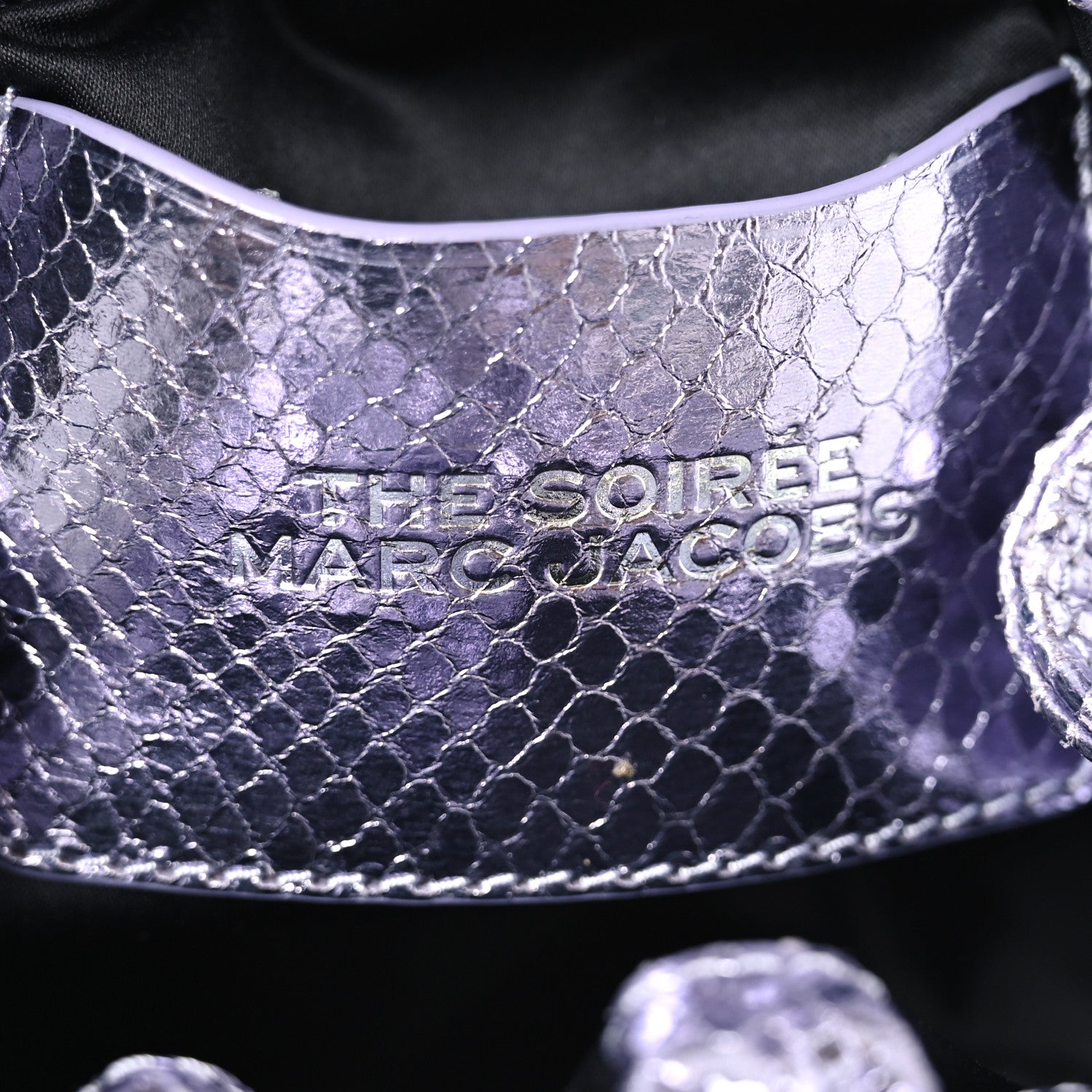 Marc Jacobs Metallic Soiree Crossbody Lavender 6 of 9
