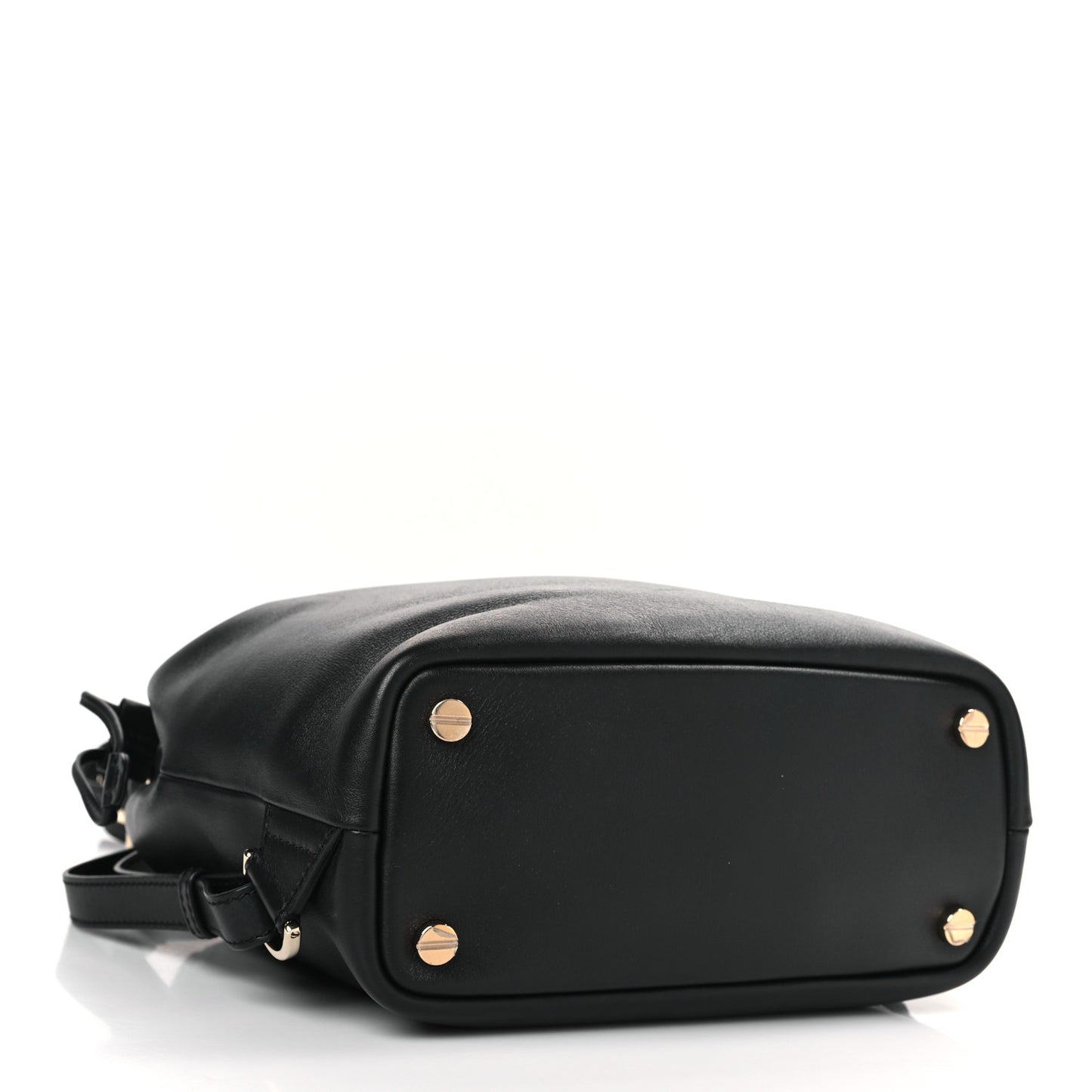 Vitello Rockstud Demilune Backpack Black
