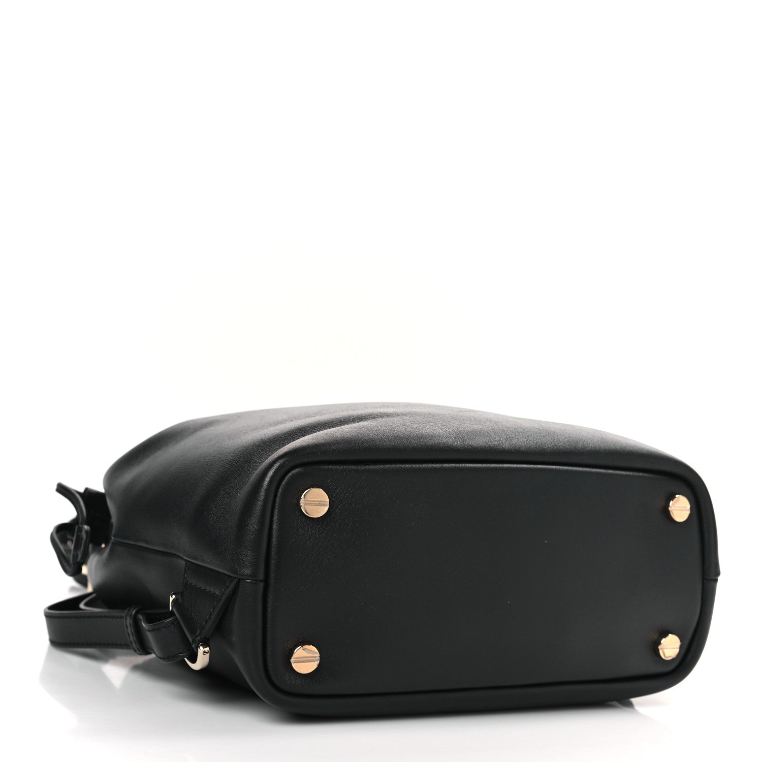 Valentino Garavani Vitello Rockstud Demilune Backpack Black 4 of 8