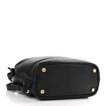 Valentino Garavani Vitello Rockstud Demilune Backpack Black 4 of 8