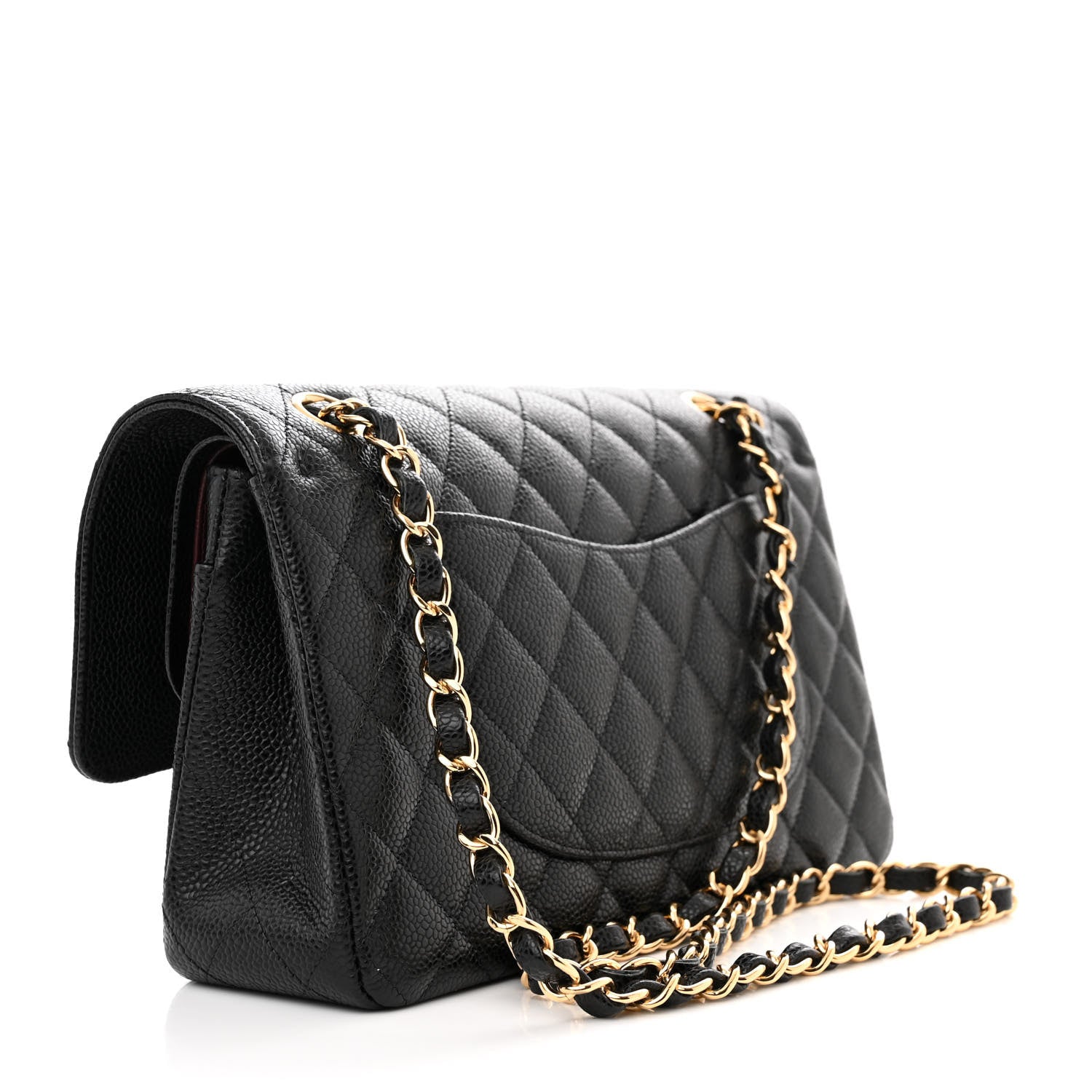Chanel Caviar Quilted Medium Double Flap Black 3 of 11