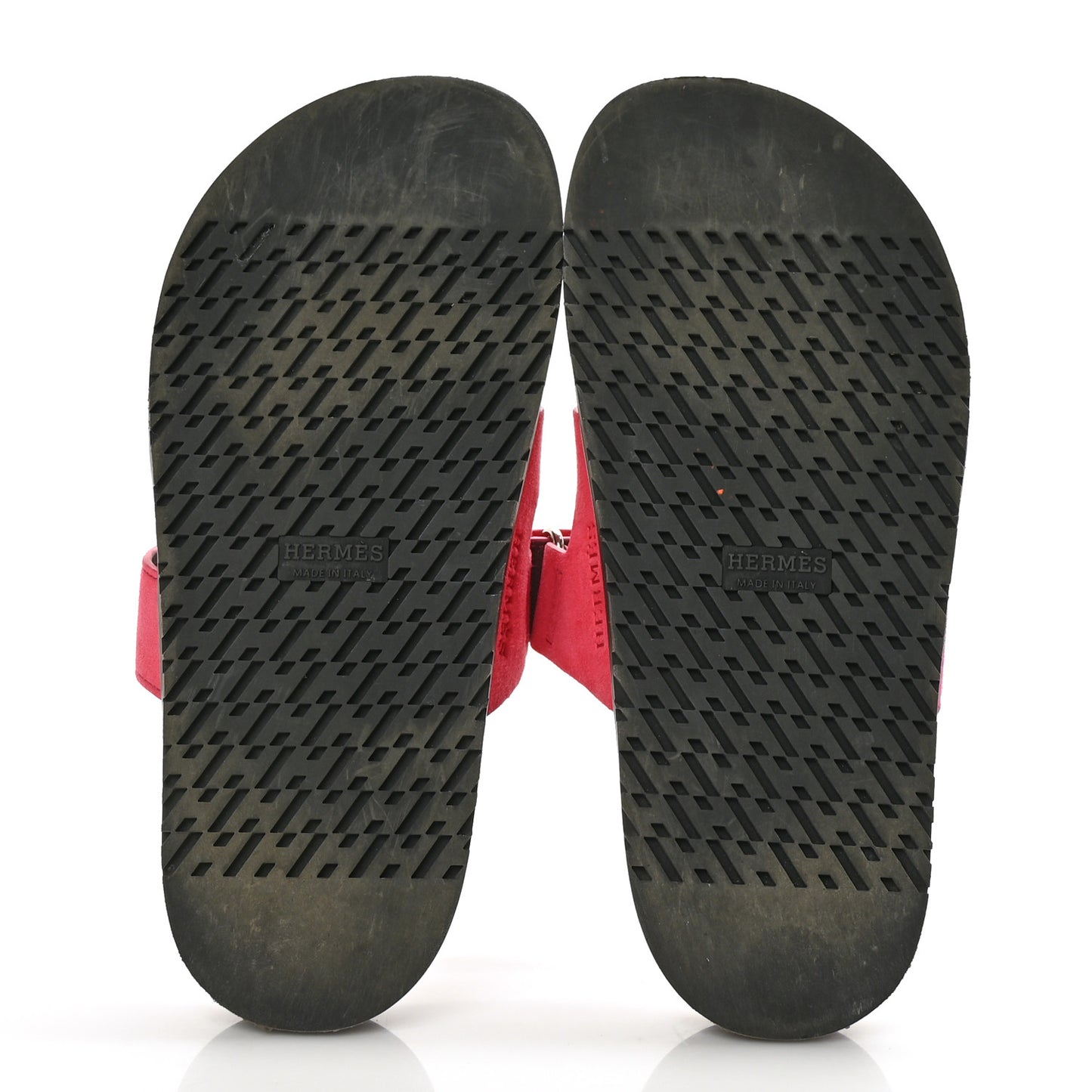 Suede Goatskin Womens Chypre Sandals 36.5 Rose Framboise
