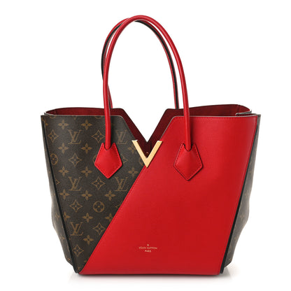 Louis Vuitton Calfskin Monogram Kimono Tote Cherry 1 of 12