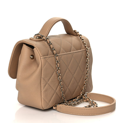 Chanel Caviar Quilted Small Business Affinity Flap Beige 2 of 10
