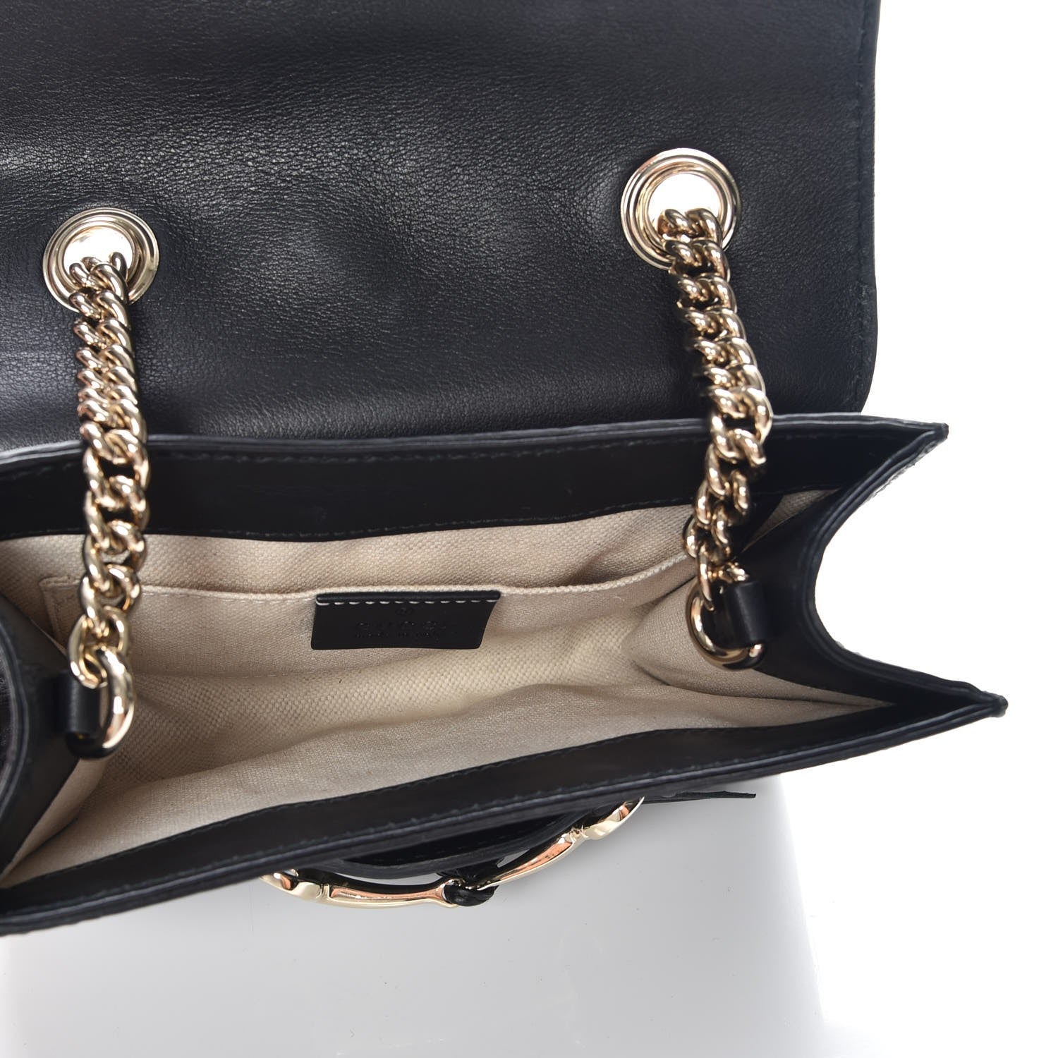 Gucci Guccissima Mini Emily Shoulder Bag Black 5 of 7