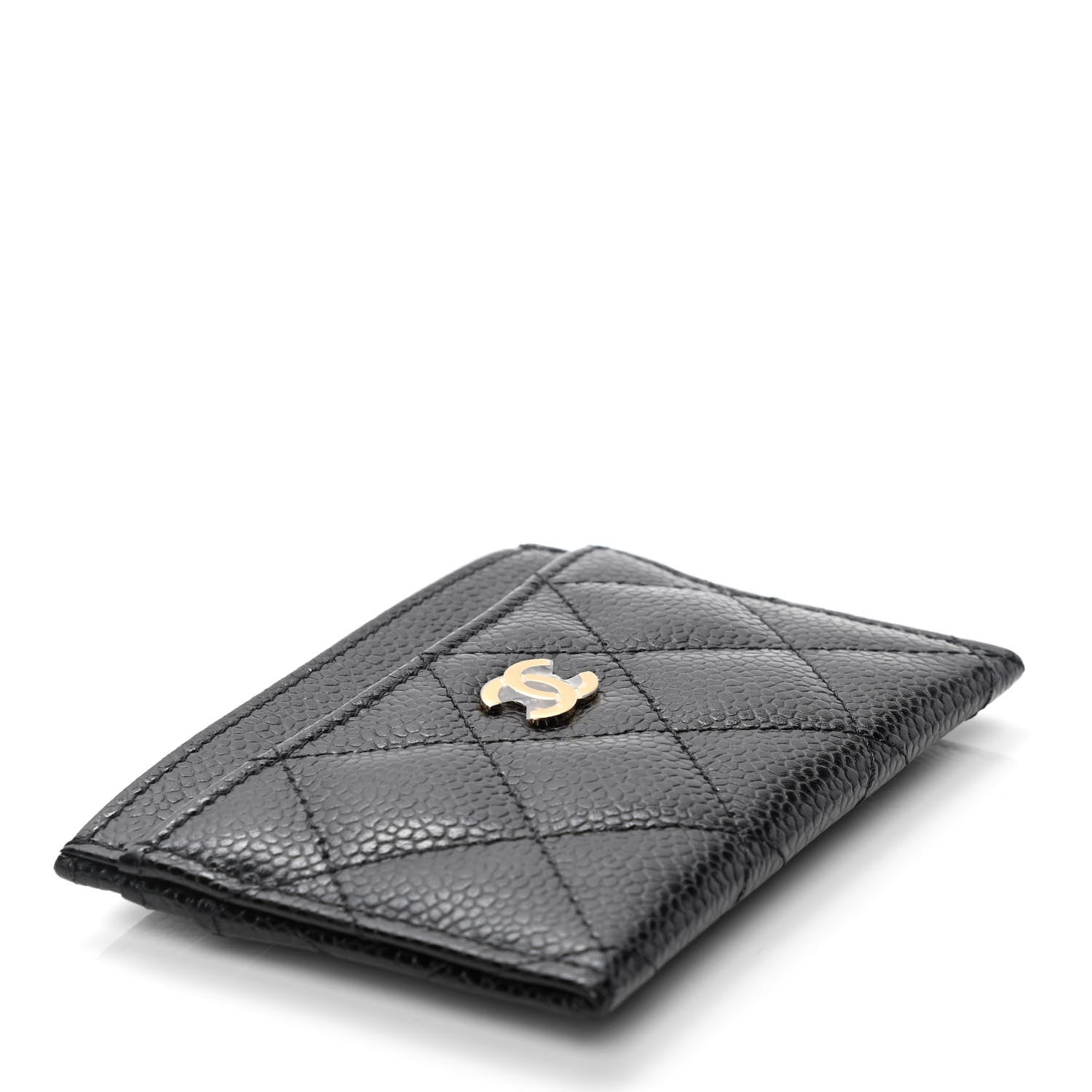 Chanel Caviar Quilted Card Holder Black 3 of 5
