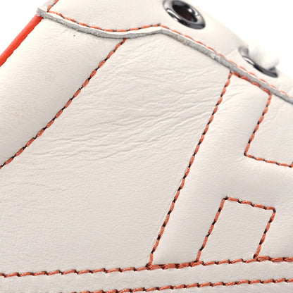 Hermes Calfskin Womens Voltage Sneakers 39 White Orange 11 of 13