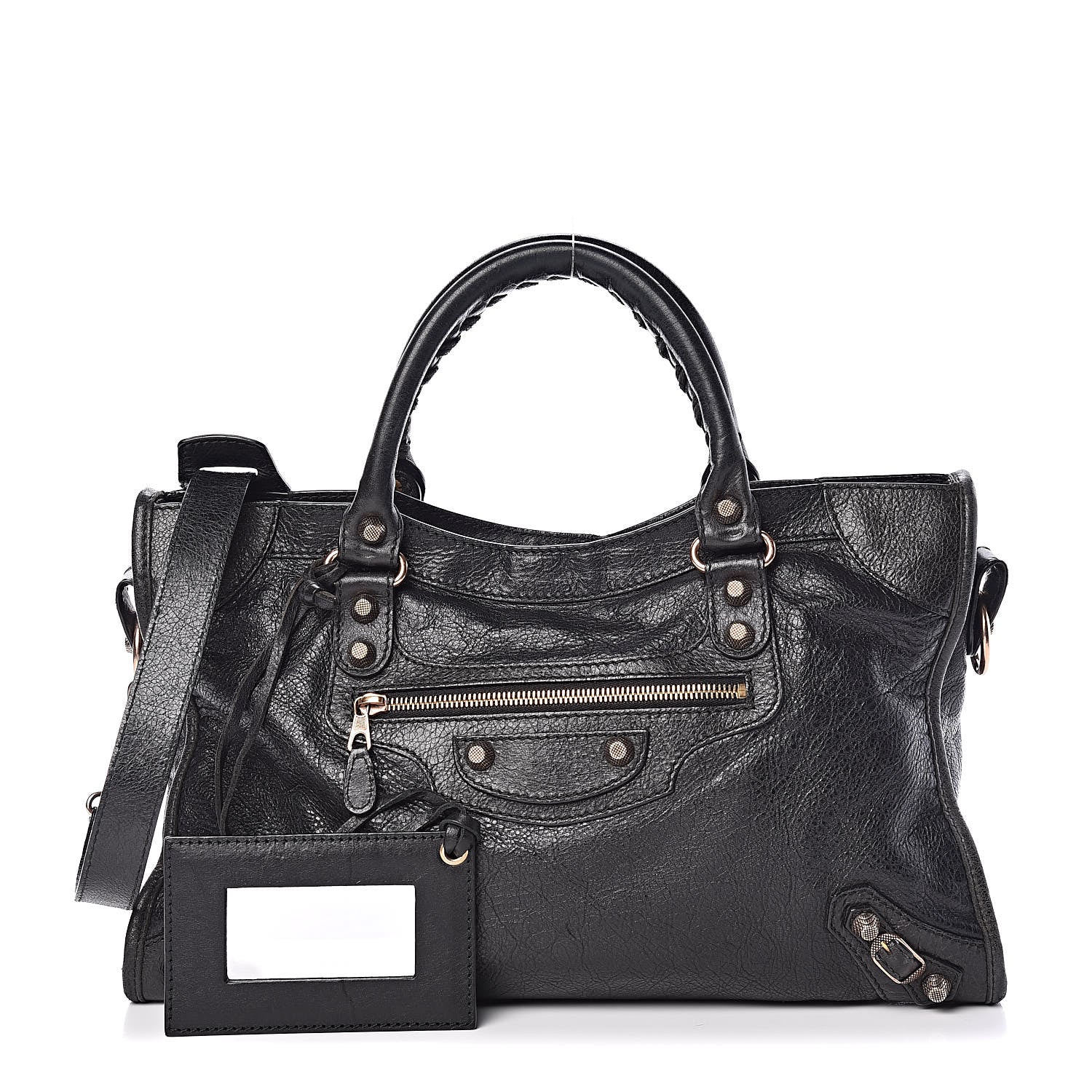 Balenciaga Agneau Giant 12 Rose Gold Hardware City Black 1 of 14