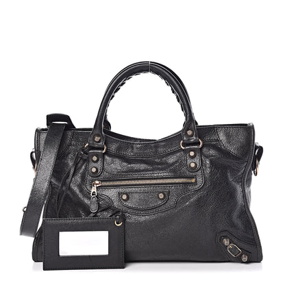 Balenciaga Agneau Giant 12 Rose Gold Hardware City Black 1 of 14