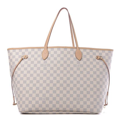 Louis Vuitton Damier Azur Neo Neverfull GM Rose Ballerine 1 of 10