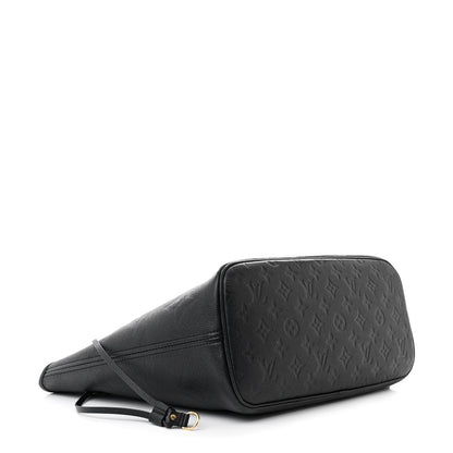 Louis Vuitton Empreinte Monogram Giant Neverfull MM    Black 5 of 13