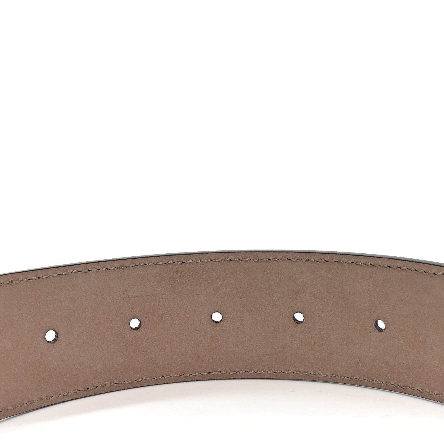 Gucci GG Supreme Monogram Selleria Calfskin Interlocking G 40mm Belt 115 46 Navy 4 of 5