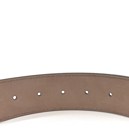 Gucci GG Supreme Monogram Selleria Calfskin Interlocking G 40mm Belt 115 46 Navy 4 of 5