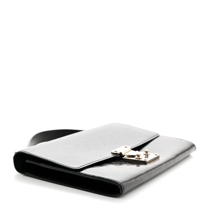 Louis Vuitton Monogram Glace Anouchka Pochette MM Black 4 of 6