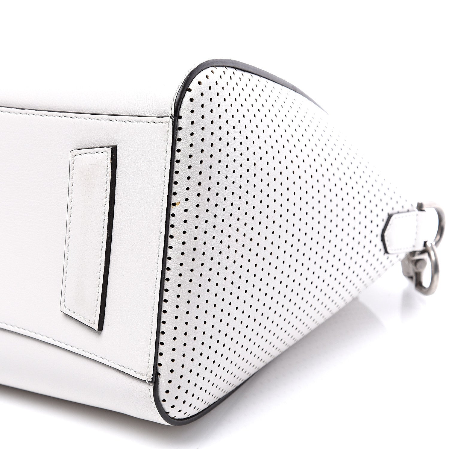 Givenchy Lambskin Perforated Small Antigona White 8 of 10