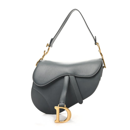 Christian Dior Calfskin Saddle Bag Gris 1 of 10