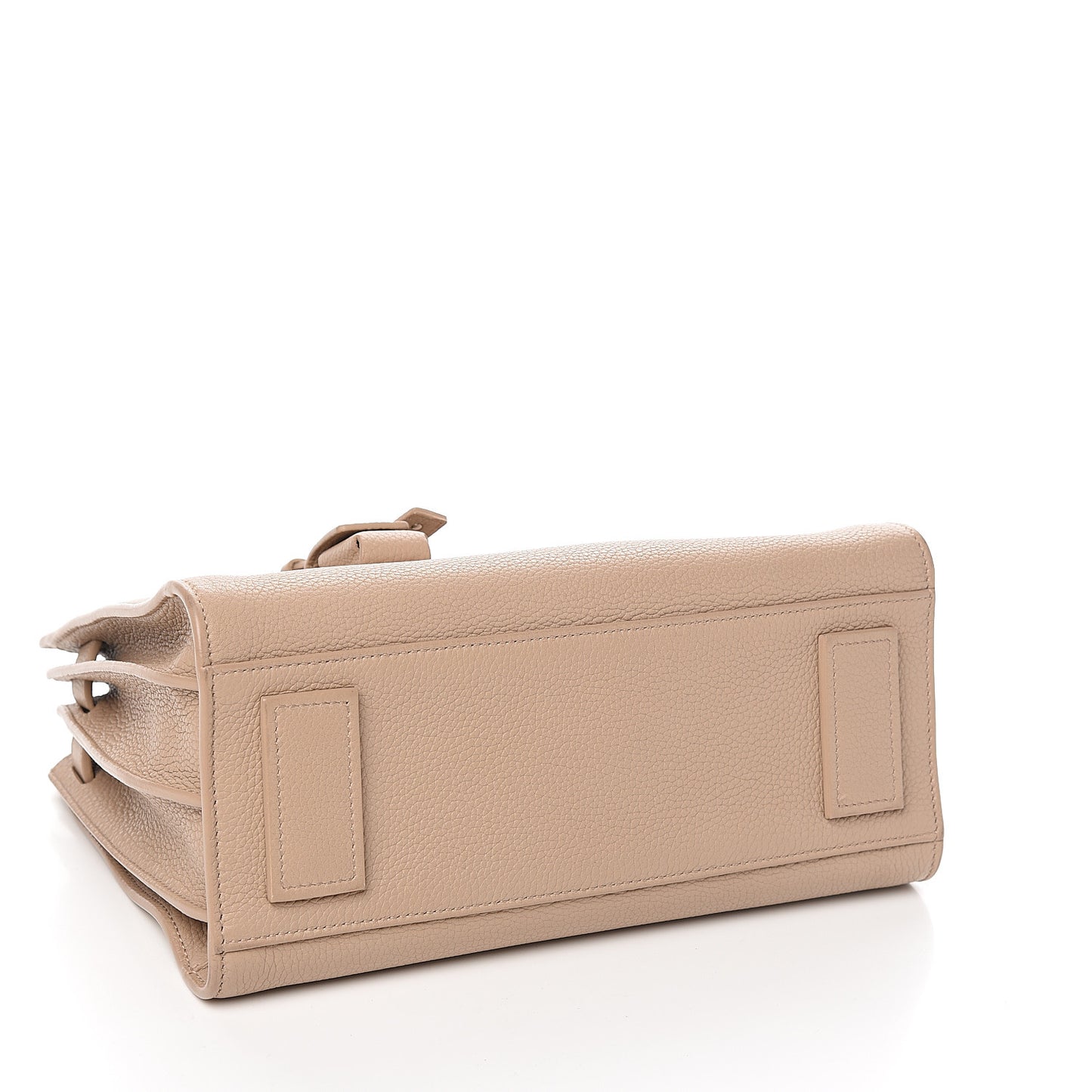 Grained Calfskin Baby Sac De Jour Souple Dark Beige
