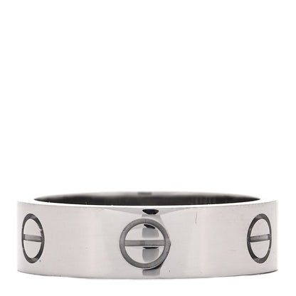Cartier 18K White Gold 6mm LOVE Ring 60 9 2 of 8