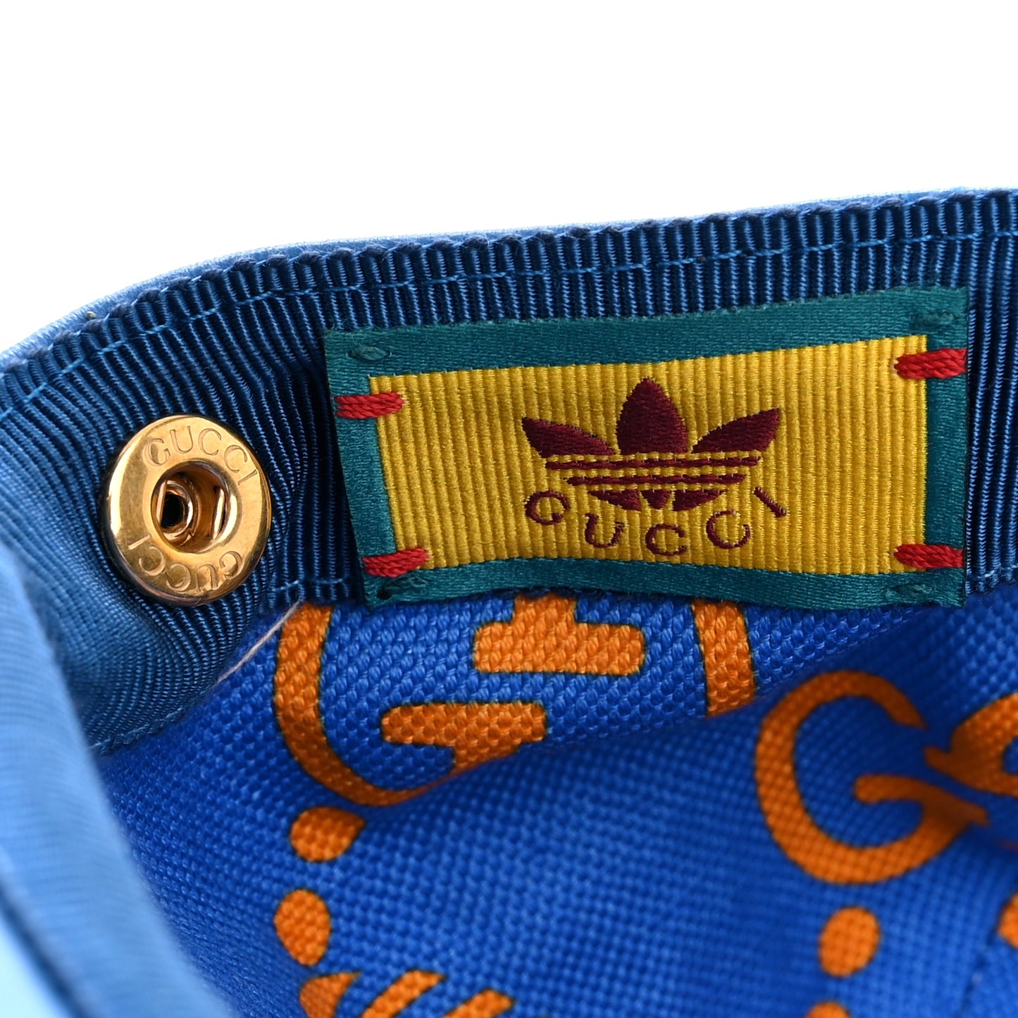 X ADIDAS Lambskin Trefoil Stefanos Baseball Hat S Blue