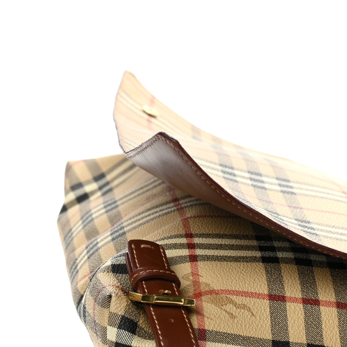 Haymarket Check Messenger Bag Brown