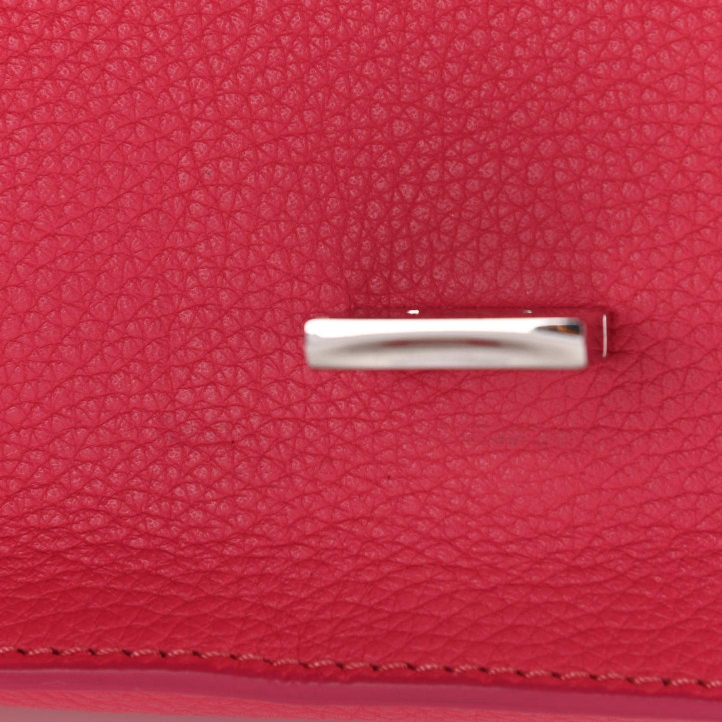 Grainy Pebbled Calfskin Rebel Crossbody Bag Pink