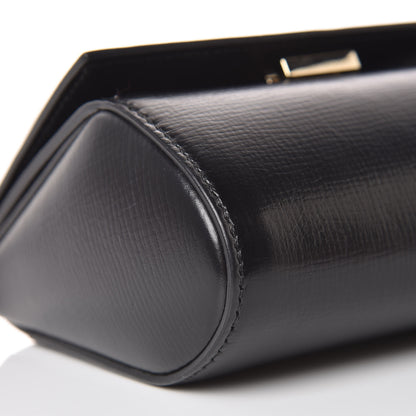 Givenchy Textured Calfskin Micro Pandora Box Clutch Black 7 of 9