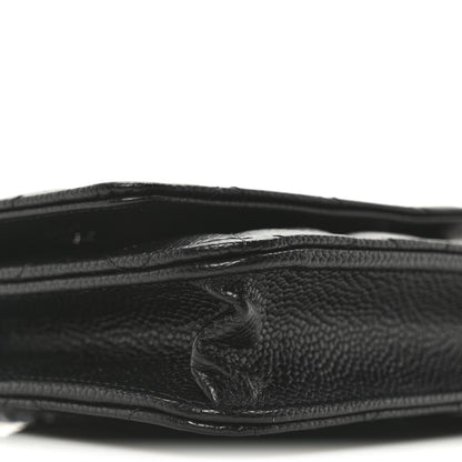 Chanel Caviar Quilted Wallet On Chain WOC Black 9 of 11