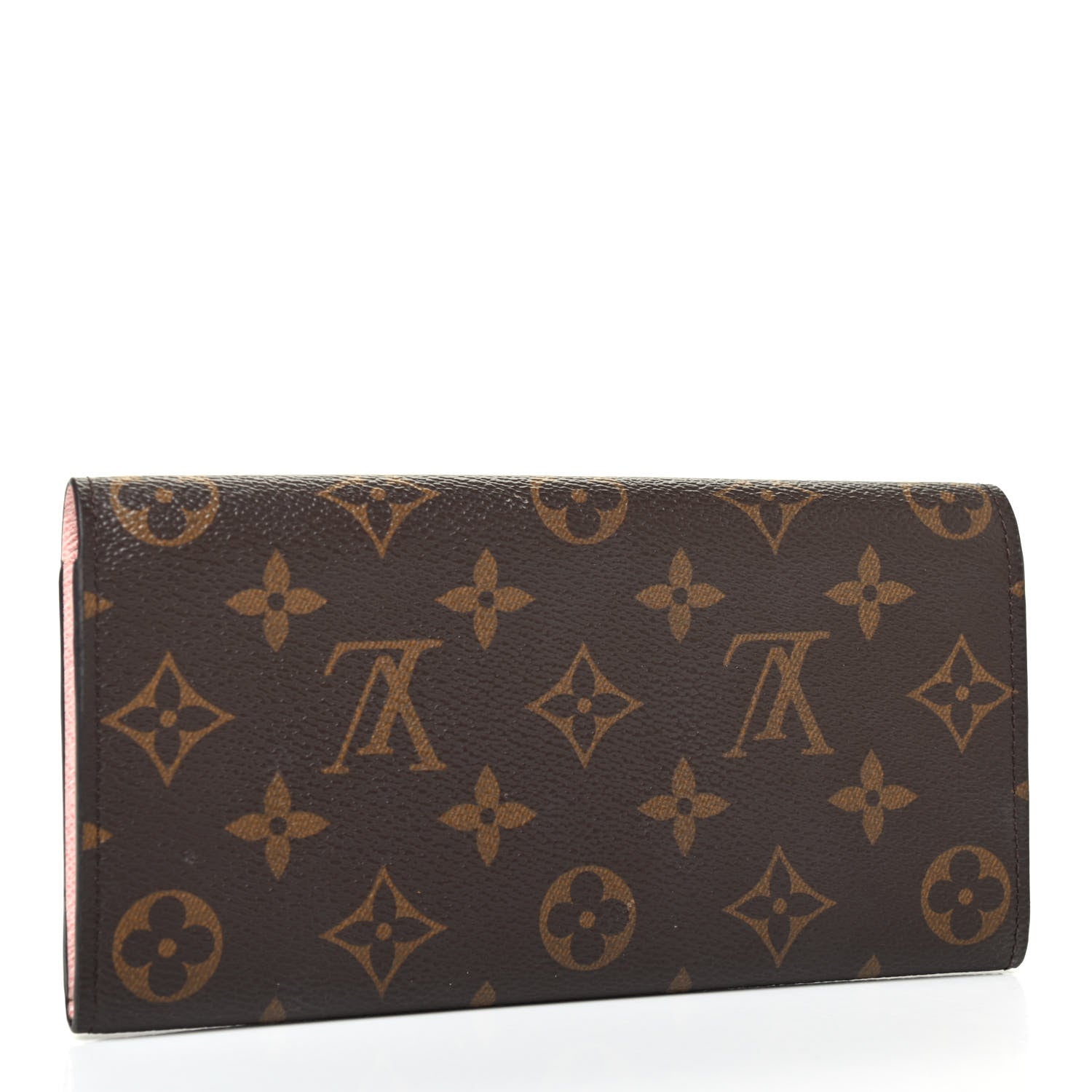 Louis Vuitton Monogram Emilie Wallet Rose Ballerine 2 of 4