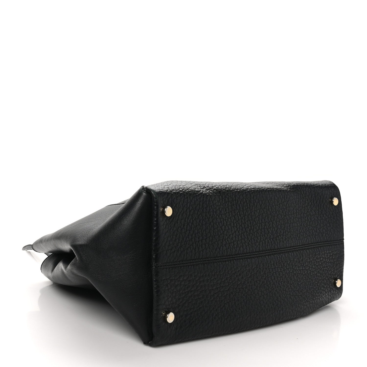 Jimmy Choo Grained Calfskin Large Alfie Tote Black 4 of 10