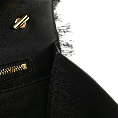 Salvatore Ferragamo Raffia Miss Vara Bow Chain Bag Black 10 of 10