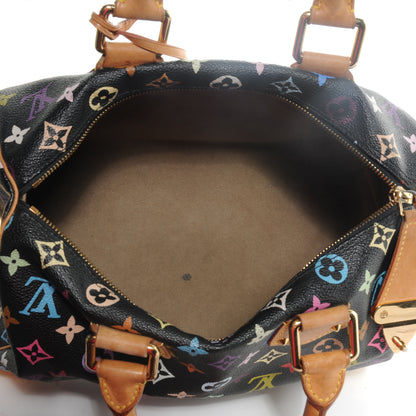 Louis Vuitton Monogram Multicolor Speedy 30 Black 5 of 10