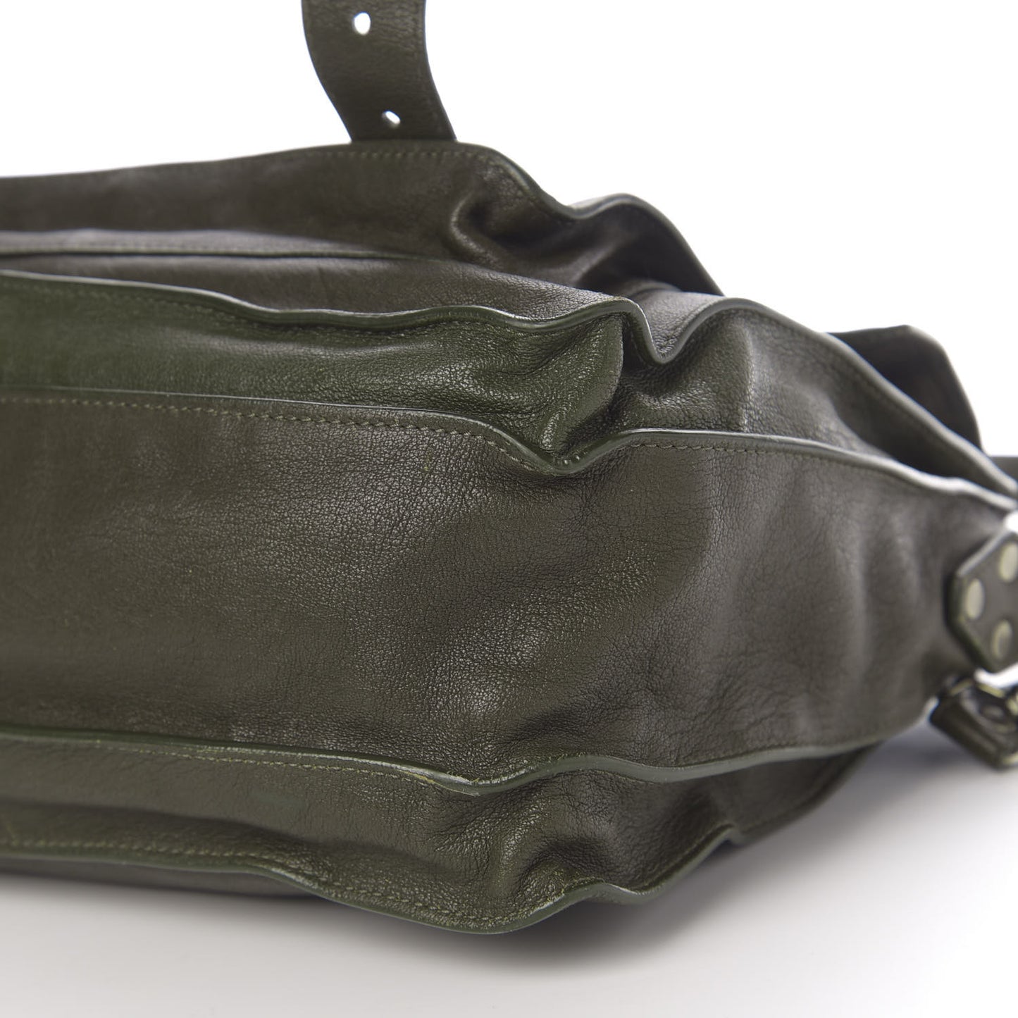 Lambskin Medium PS1 Satchel Military