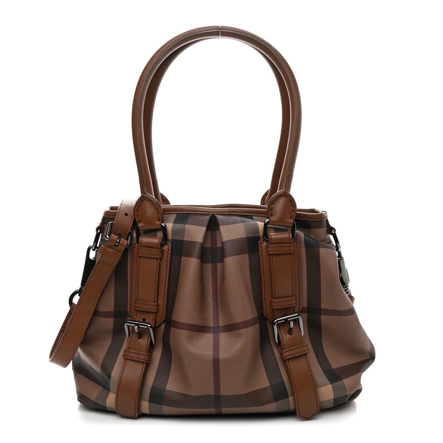 Smoked Check Small Northfield Tote Brown