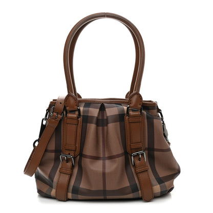 Burberry Smoked Check Small Northfield Tote Brown 1 of 11