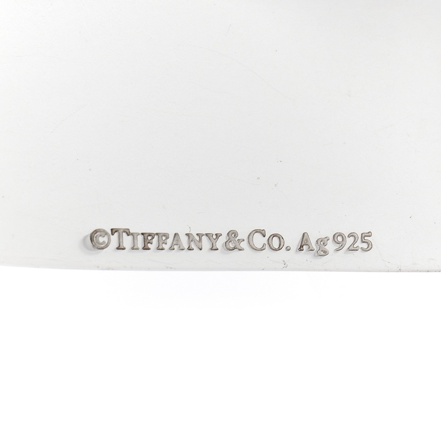 Tiffany Sterling Silver Enamel Sixteen License Plate Charm Blue 3 of 3